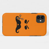 Angry Mustache iPhone 5 hoesje-partner Case-Mate iPhone Case (Achterkant (horizontaal))