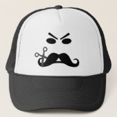 Angry Mustache pet - kies kleur (Voorkant)