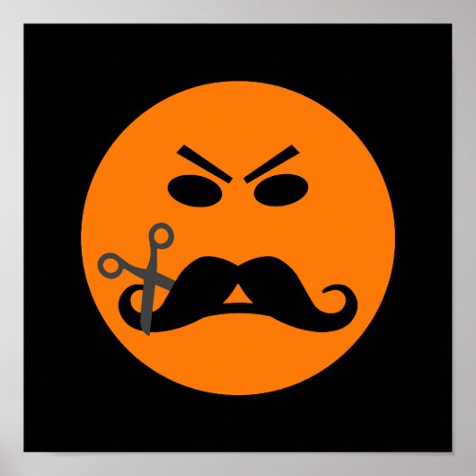 Angry Mustache poster (Voorkant)
