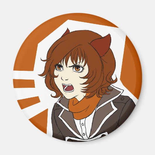 Angry Naitlya Magnet (Voorkant)