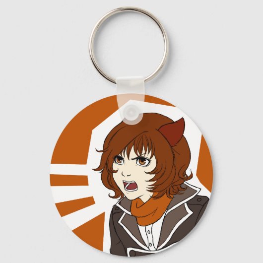 Angry Naitlya Sleutelhanger (Voorkant)