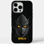 Angry Ninja Black Case-Mate iPhone Case (Achterkant)