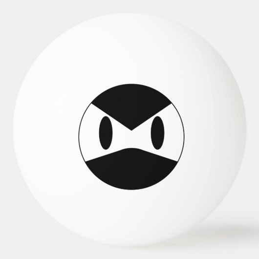 Angry Ninja Ping Pong Ball (Voorkant)