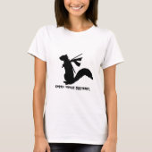 Angry Ninja Squirrel Collectie T-shirt (Voorkant)