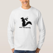 Angry Ninja Squirrel T-shirt (Voorkant)