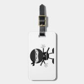 Angry Ninja Warrior Bagagelabels (Voorkant verticaal)