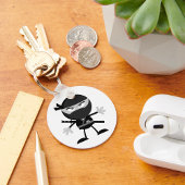 Angry Ninja Warrior Sleutelhanger