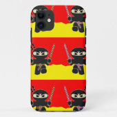 Angry ninjas Case-Mate iPhone case (Achterkant)