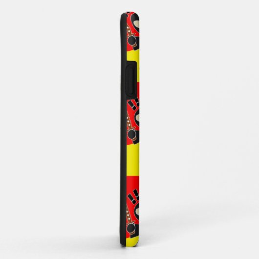 Angry ninjas Case-Mate iPhone case (Achterkant/rechts)