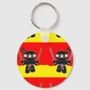 Angry ninjas sleutelhanger