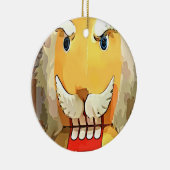 Angry Nutkraker Keramisch Ornament (Rechts)
