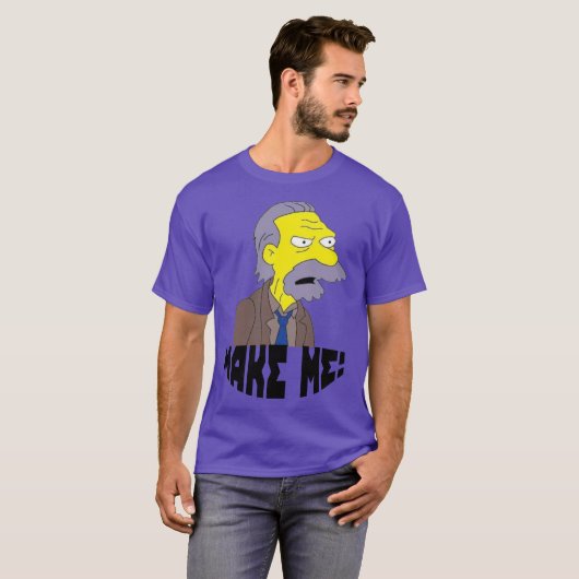 Angry old man t-shirt (Voorkant volledig)