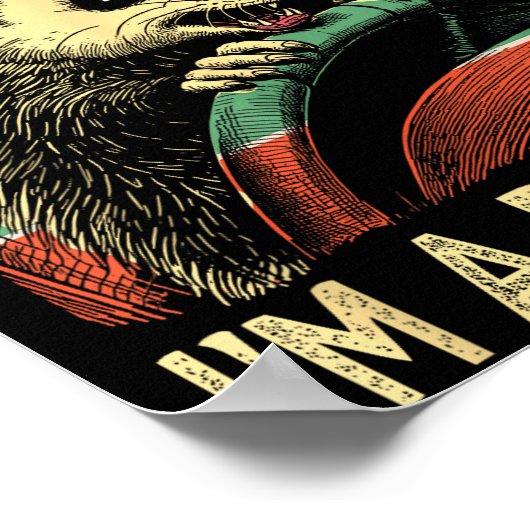 Angry Ossum Driving Funny Quote First Of All I'm A Poster (Hoek)