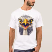 Angry Ostrich Unisex T-shirt (Voorkant)