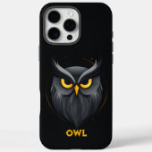 Angry Owl Black Case-Mate iPhone Case (Achterkant)