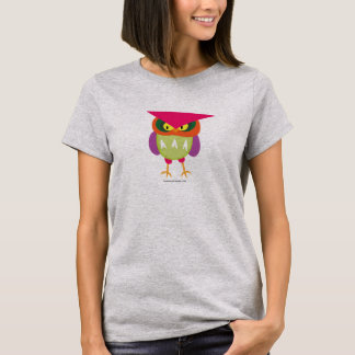 Angry owl is kleurrijk t-shirt