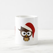 Angry Owl met Santa Hat Koffiemok (Center)