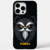 Angry Panda Black Case-Mate iPhone Case (Achterkant)