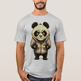 Angry Panda Leuk Dierenontwerp T-shirt