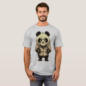 Angry Panda Leuk Dierenontwerp T-shirt (Voorkant volledig)