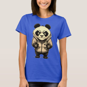 Angry Panda Leuk Dierenontwerp T-shirt