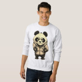 Angry Panda Leuk Dierenontwerp Trui (Voorkant volledig)