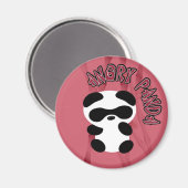 Angry Panda Magneet (Voorkant / Achterkant)