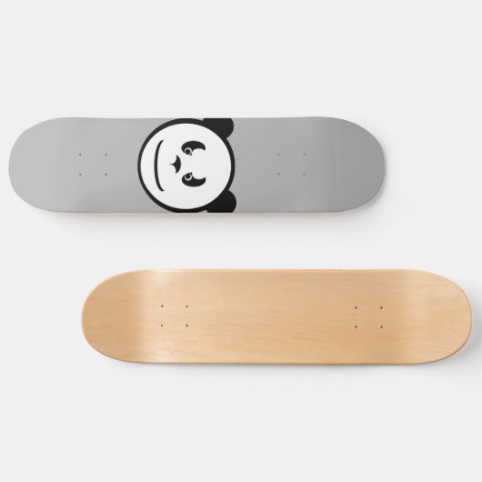 Angry Panda Skateboard (Horizontaal)