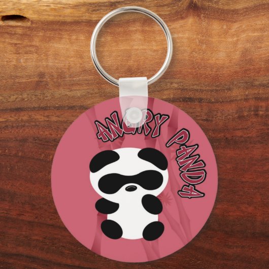Angry Panda Sleutelhanger (Voorkant)