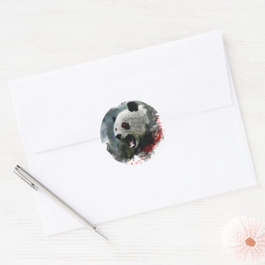Angry Panda Sticker (Envelop)
