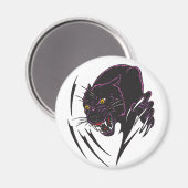 Angry Panther Magneet (Voorkant / Achterkant)