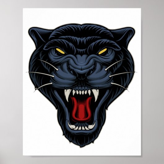 Angry Panther Poster (Voorkant)