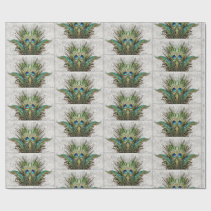 Angry Peacock Abstracte kunst Cadeaupapier