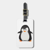 Angry Penguin Bagagelabel (Voorkant verticaal)