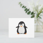 Angry Penguin Briefkaart (Staand voorkant)