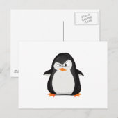 Angry Penguin Briefkaart (Voorkant / Achterkant)