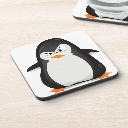 Angry Penguin Drankjes Onderzetter (Linkerzijde)