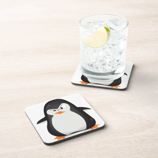 Angry Penguin Drankjes Onderzetter (Rechterzijde)