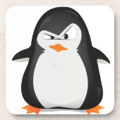 Angry Penguin Drankjes Onderzetter (Voorkant)