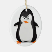Angry Penguin Keramisch Ornament (Rechts)