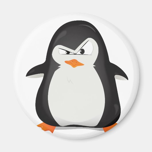 Angry Penguin Magneet (Voorkant)