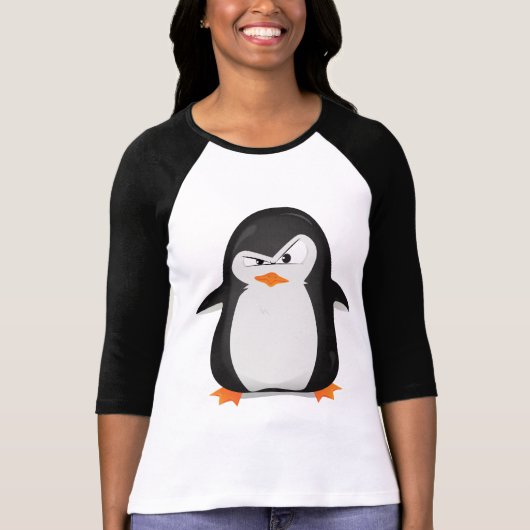 Angry Penguin T-shirt (Voorkant)
