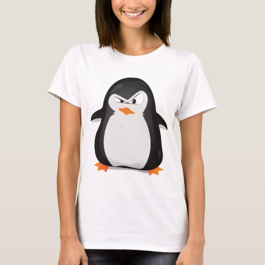 Angry Penguin T-shirt (Voorkant)