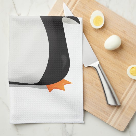 Angry Penguin Theedoek (Quarter Fold)