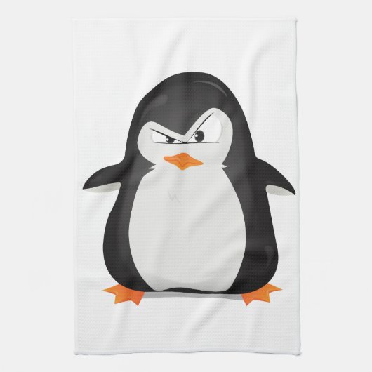 Angry Penguin Theedoek (Verticaal)