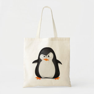 Angry Penguin Tote Bag