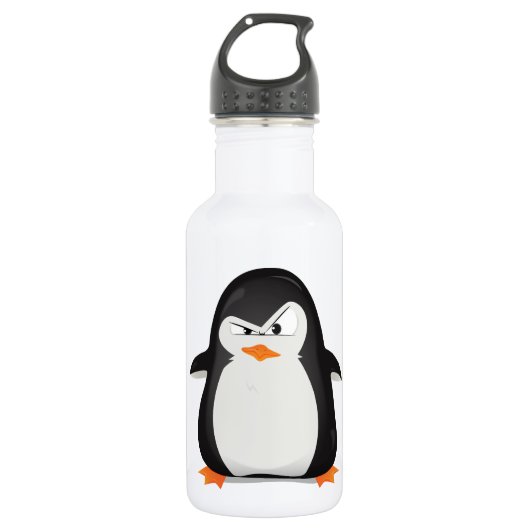 Angry Penguin Waterfles (Voorkant)