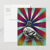Angry Pigeon Postcard Briefkaart (Voorkant / Achterkant)