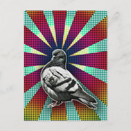 Angry Pigeon Postcard Briefkaart