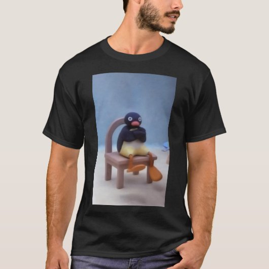 Angry Pingu Classic T-Shirt (Voorkant)